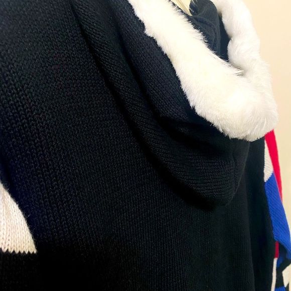 Victoria Jones Christmas Sweater, zip-up hoodie Vintage Petite Large - Picture 3 of 9